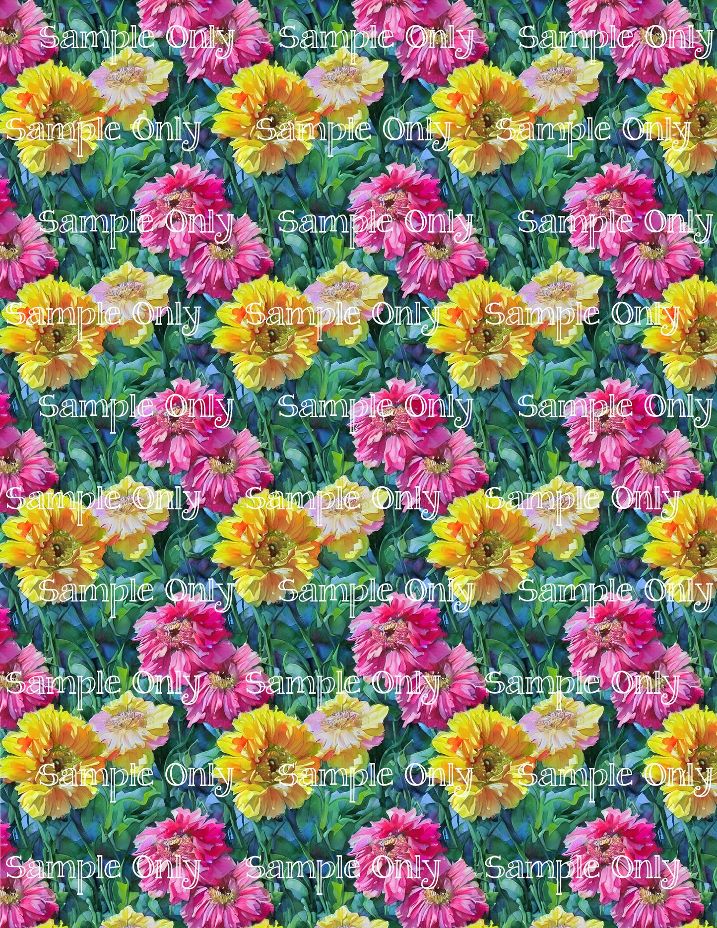 Impressionist Floral Image Sheet For Polymer Clay Transfer Decal DIGITAL FILE OR PRINTED IFL6