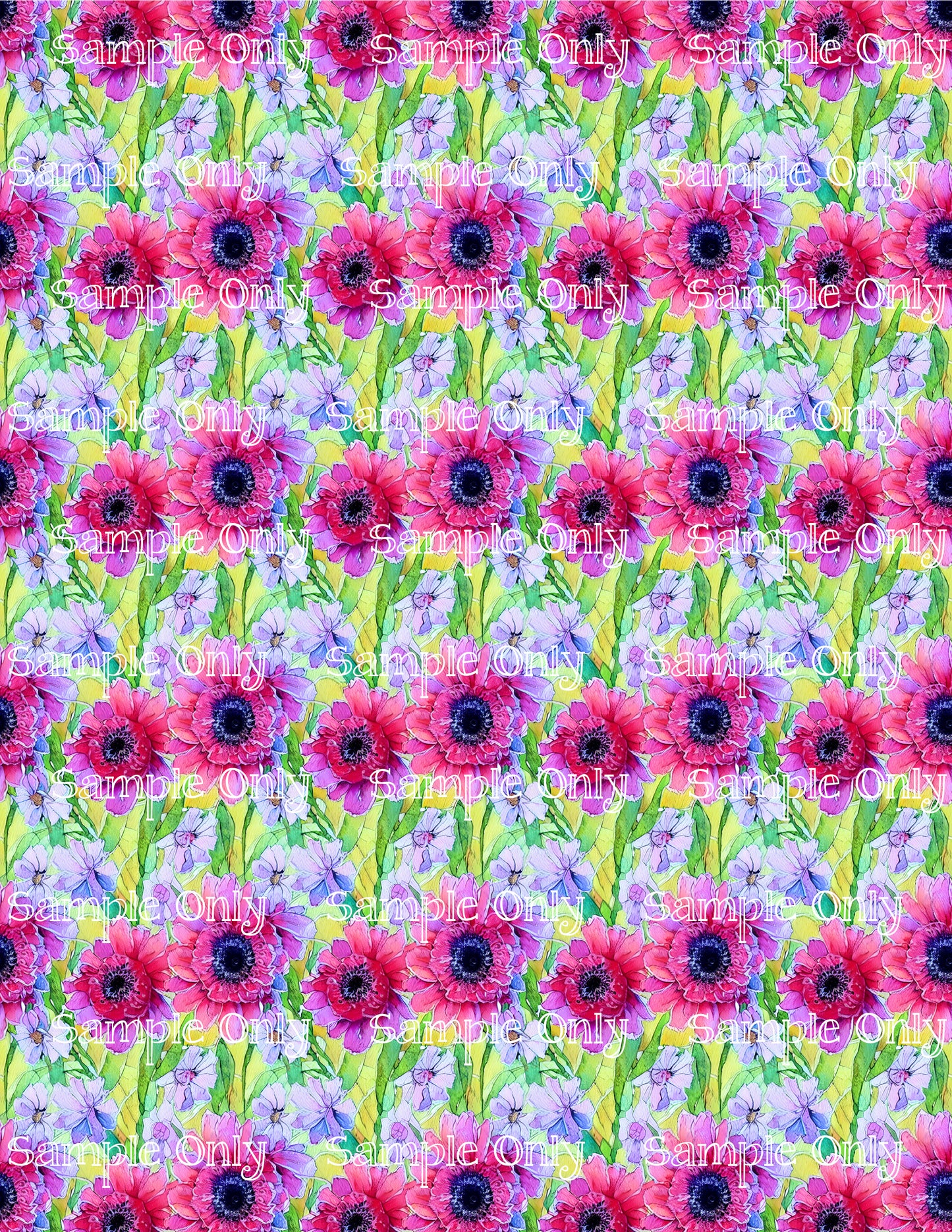 Impressionist Floral Image Sheet For Polymer Clay Transfer Decal DIGITAL FILE OR PRINTED IFL7