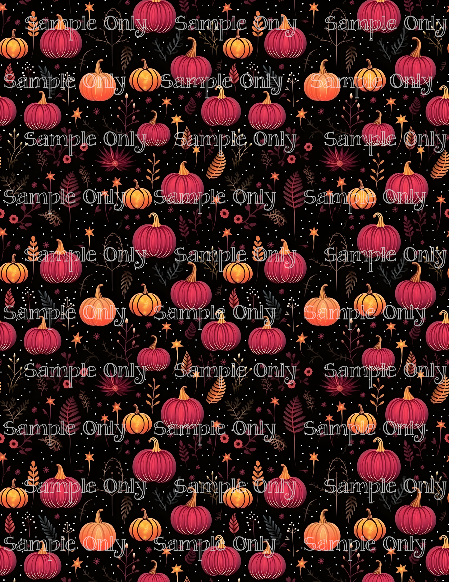 Halloween Pumpkins 01 Image Sheet For Polymer Clay Transfer Decal DIGITAL FILE OR PRINTED