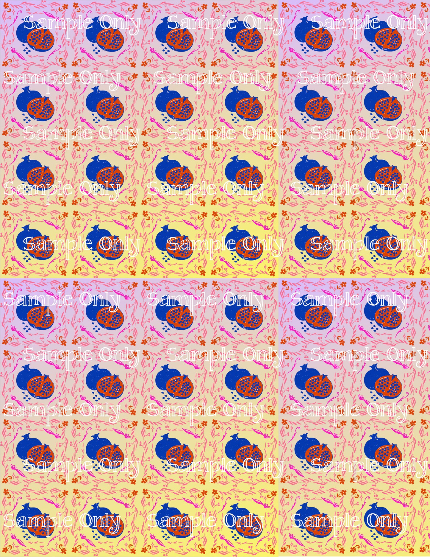 Hanukkah Pattern 15 Image Sheet For Polymer Clay Transfer Decal DIGITAL FILE OR PRINTED