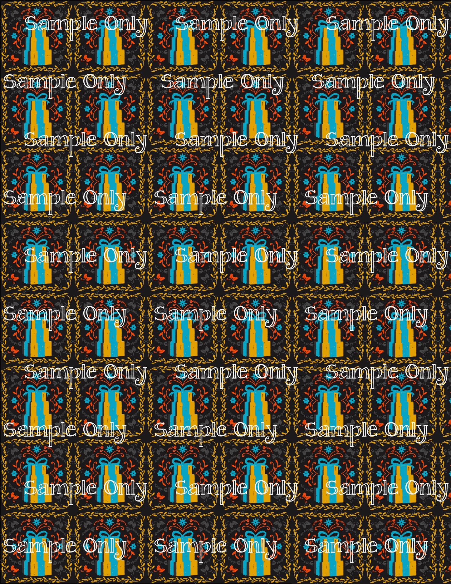 Hanukkah Pattern 17 Image Sheet For Polymer Clay Transfer Decal DIGITAL FILE OR PRINTED