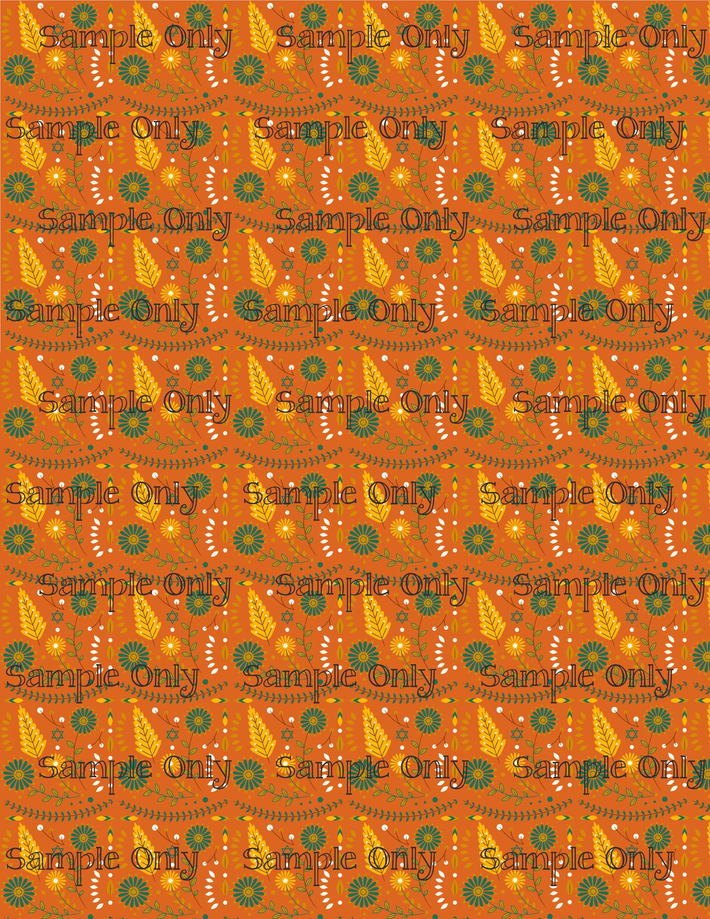 Hanukkah Pattern 31 Image Sheet For Polymer Clay Transfer Decal DIGITAL FILE OR PRINTED