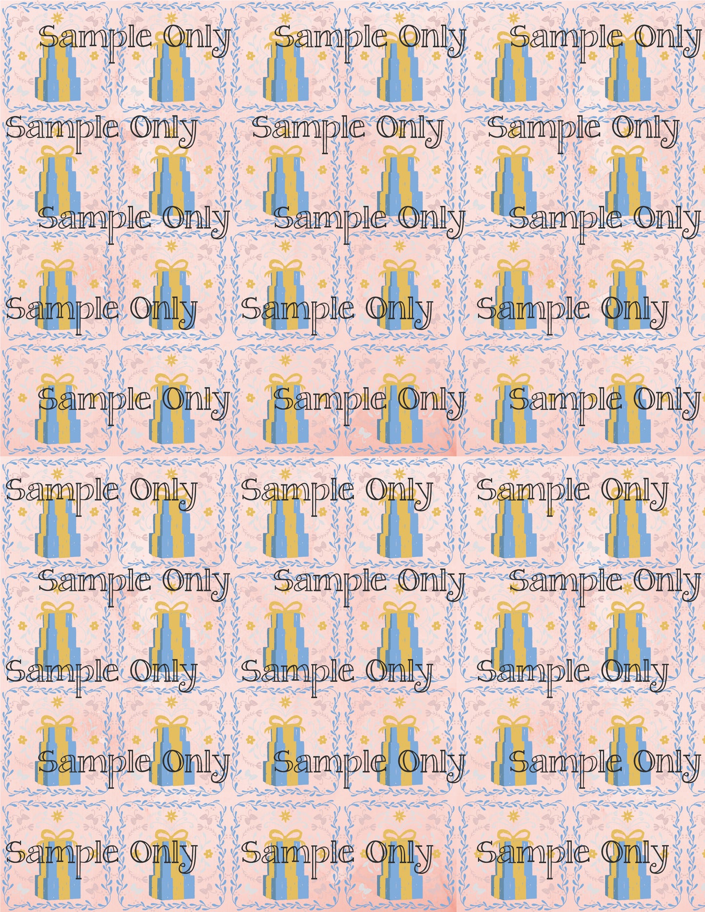 Hanukkah Pattern 45 Image Sheet For Polymer Clay Transfer Decal DIGITAL FILE OR PRINTED