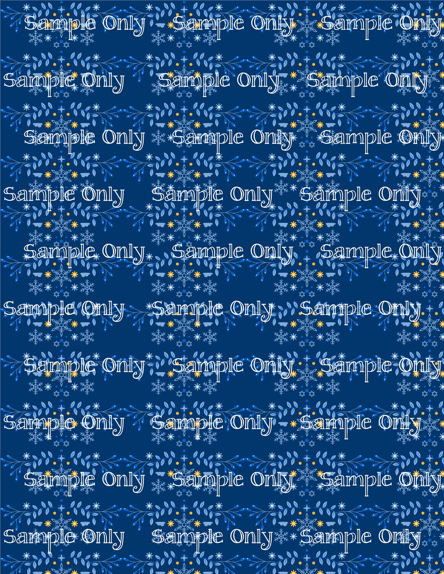 Hanukkah Pattern 72 Image Sheet For Polymer Clay Transfer Decal DIGITAL FILE OR PRINTED