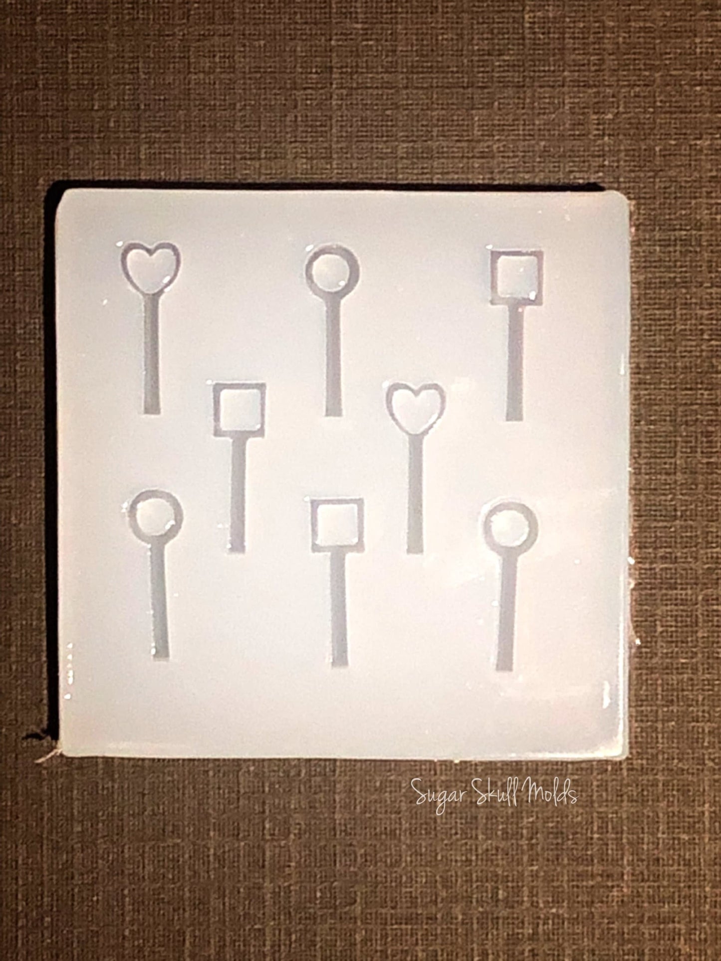 8pc Shiny Jewelry Eyepin Silicone Mold For Resin Assorted Shaped Eye Pin