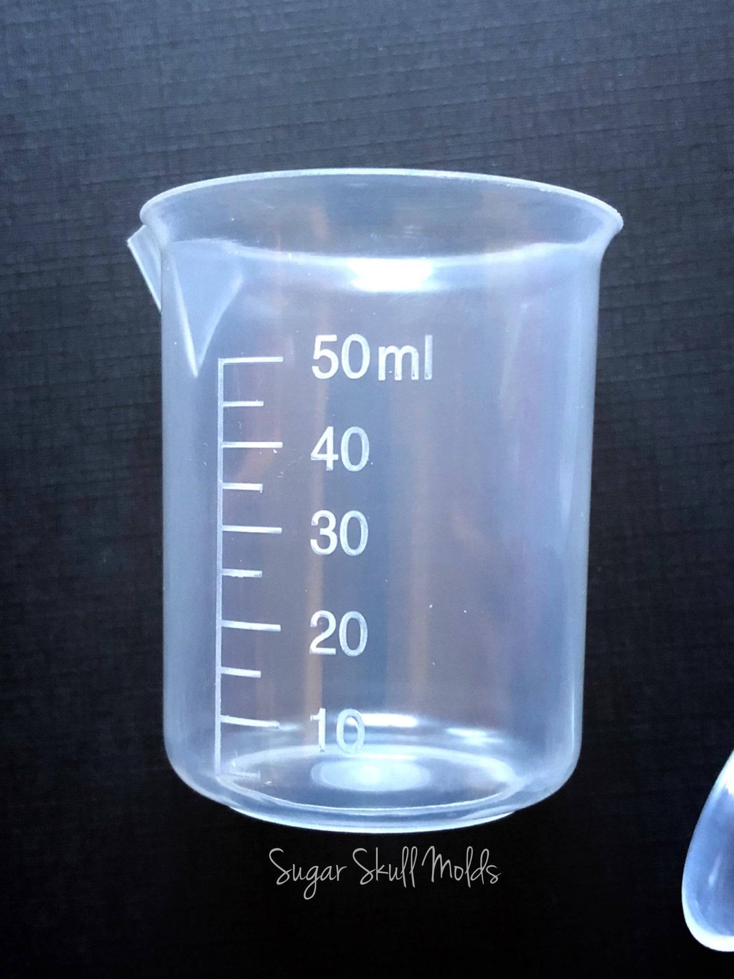 3pc 50ml Flexible and Reusable Plastic Measuring Cup Beaker For Paint Crafts