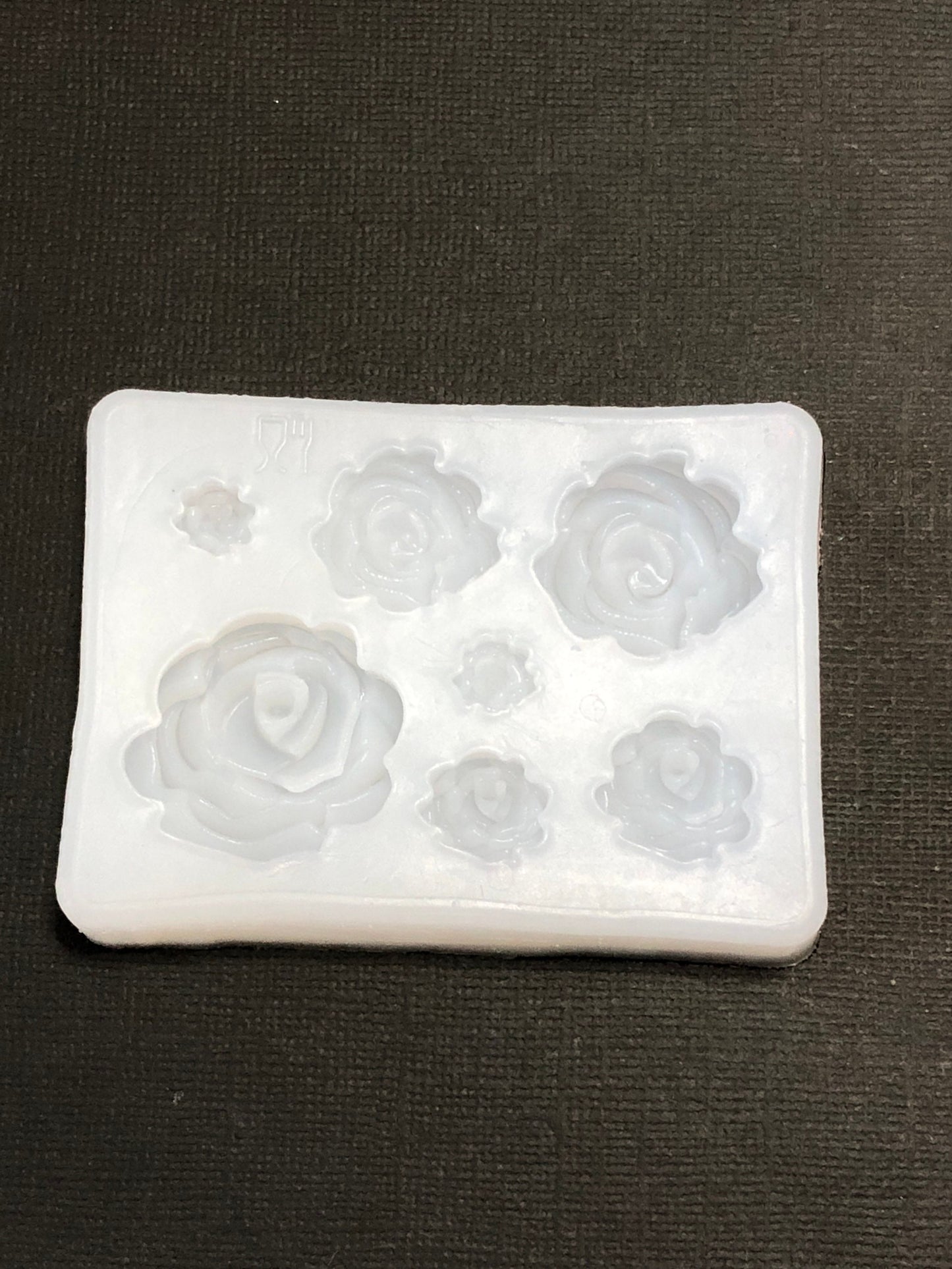 Assorted Rose Flower Cabochon Flexible Silicone Mold For Resin or Polymer Clay Crafts