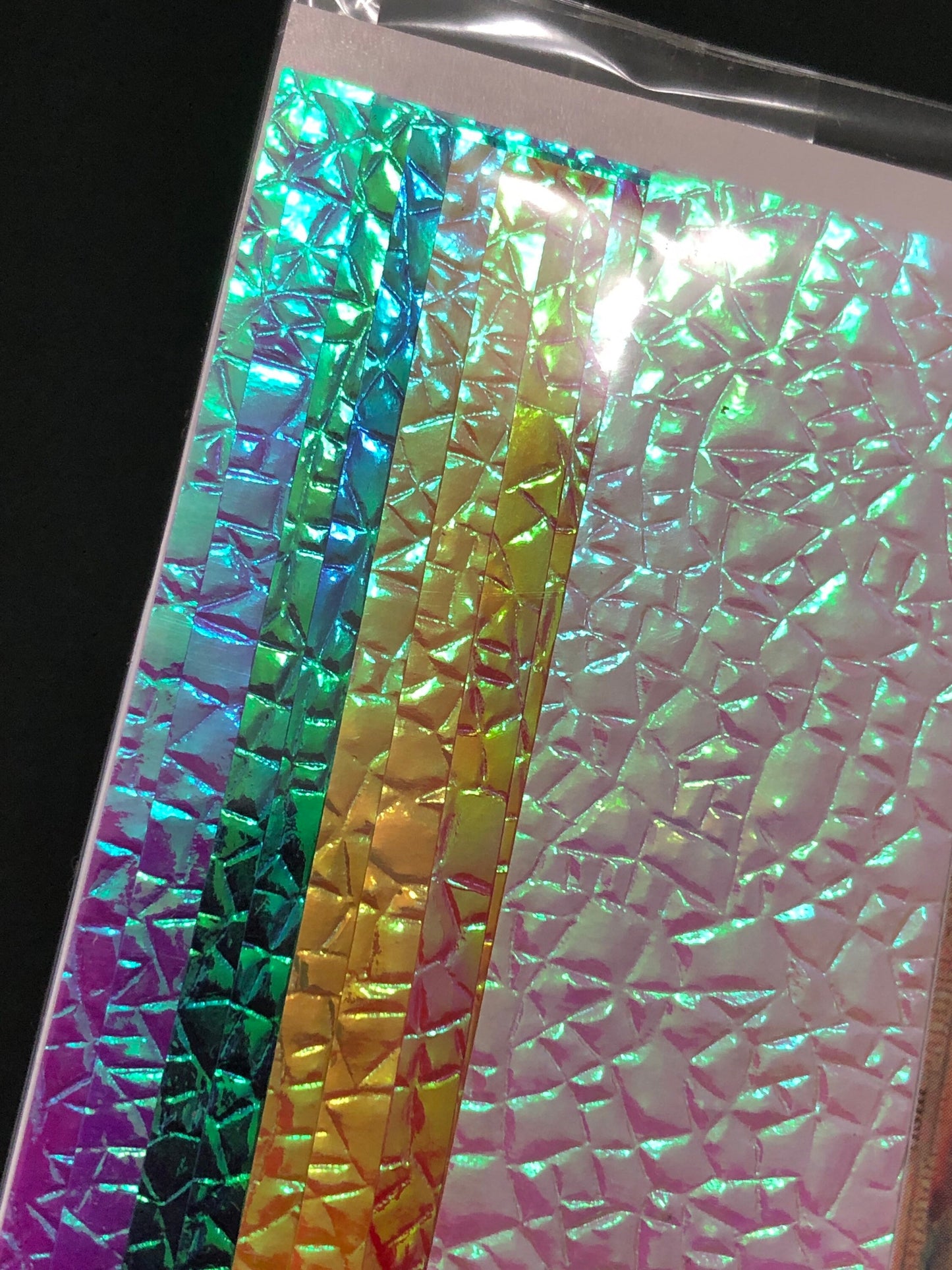 10pc Ice Resin Assorted Iridescent Luminous Layers Art Sheets For Resin Crafts and More