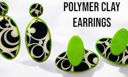 Tutorial: Easy and Modern Polymer Clay Earrings By Sherbears Clay