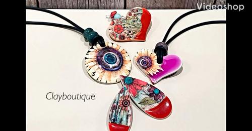 Tutorial: Polymer Clay Folk Art Jewelry By Deb Tranovich