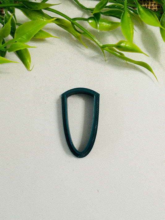 Torpedo Outline Polymer Clay Cutter 6 Sizes You Choose