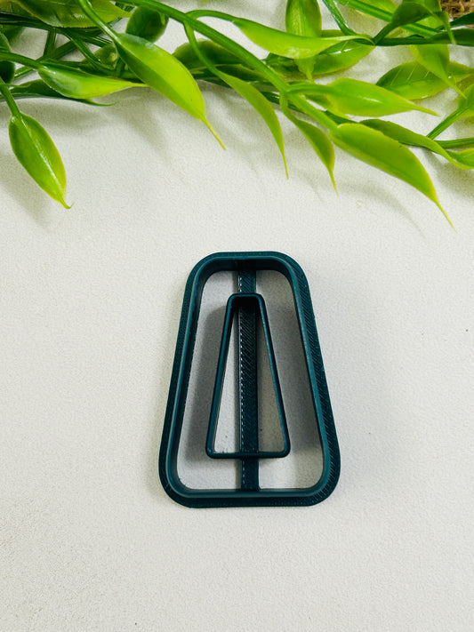 Trapezoid Open Center Polymer Clay Cutter 6 Sizes You Choose