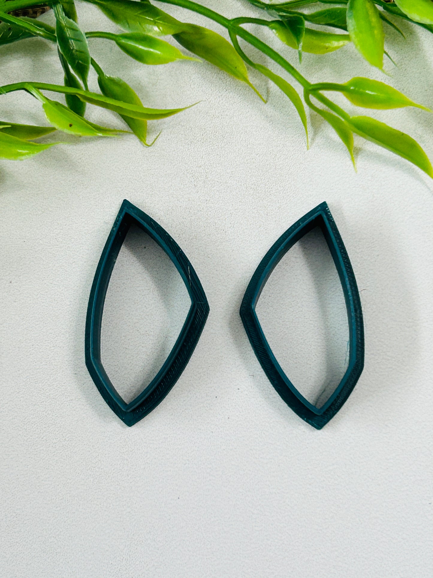 2pc Abstract Shape 1 Outline Cutter Set Polymer Clay Cutter 6 Sizes You Choose