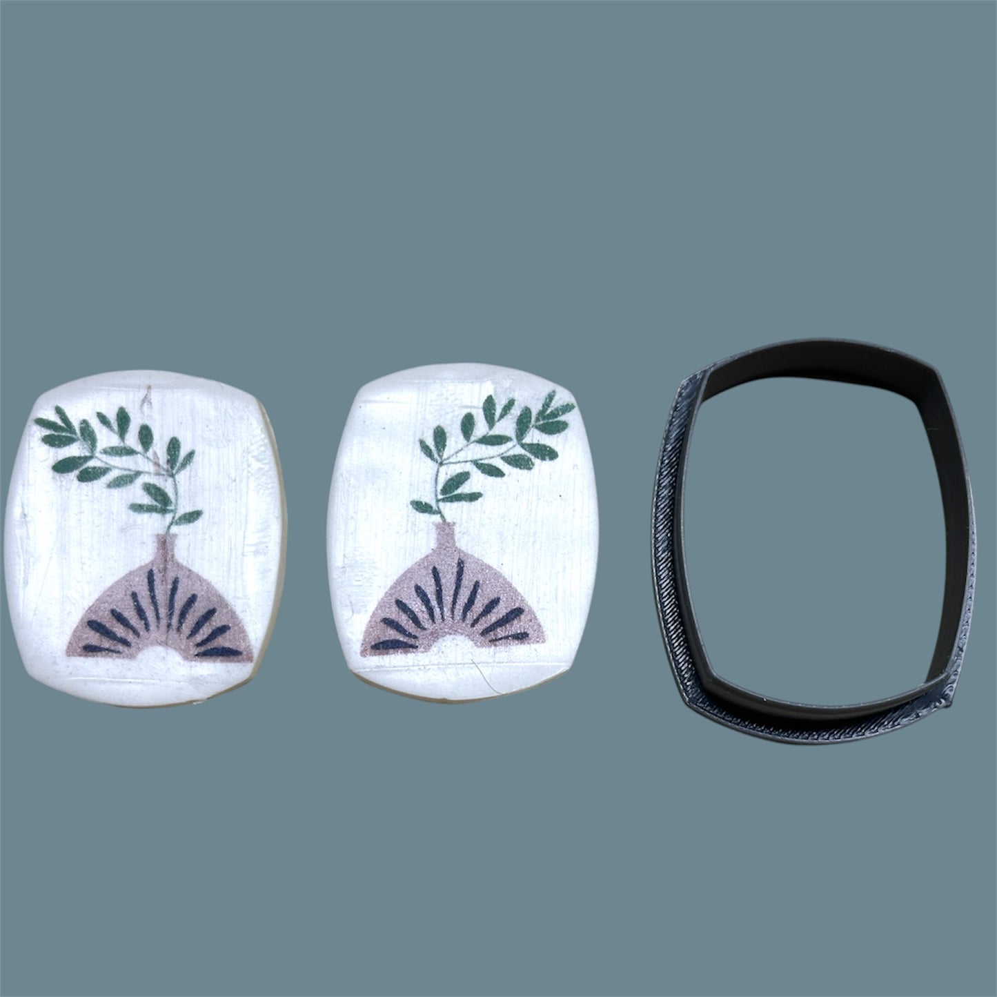 Puffy Rectangle Outline Polymer Clay Cutter 6 Sizes You Choose