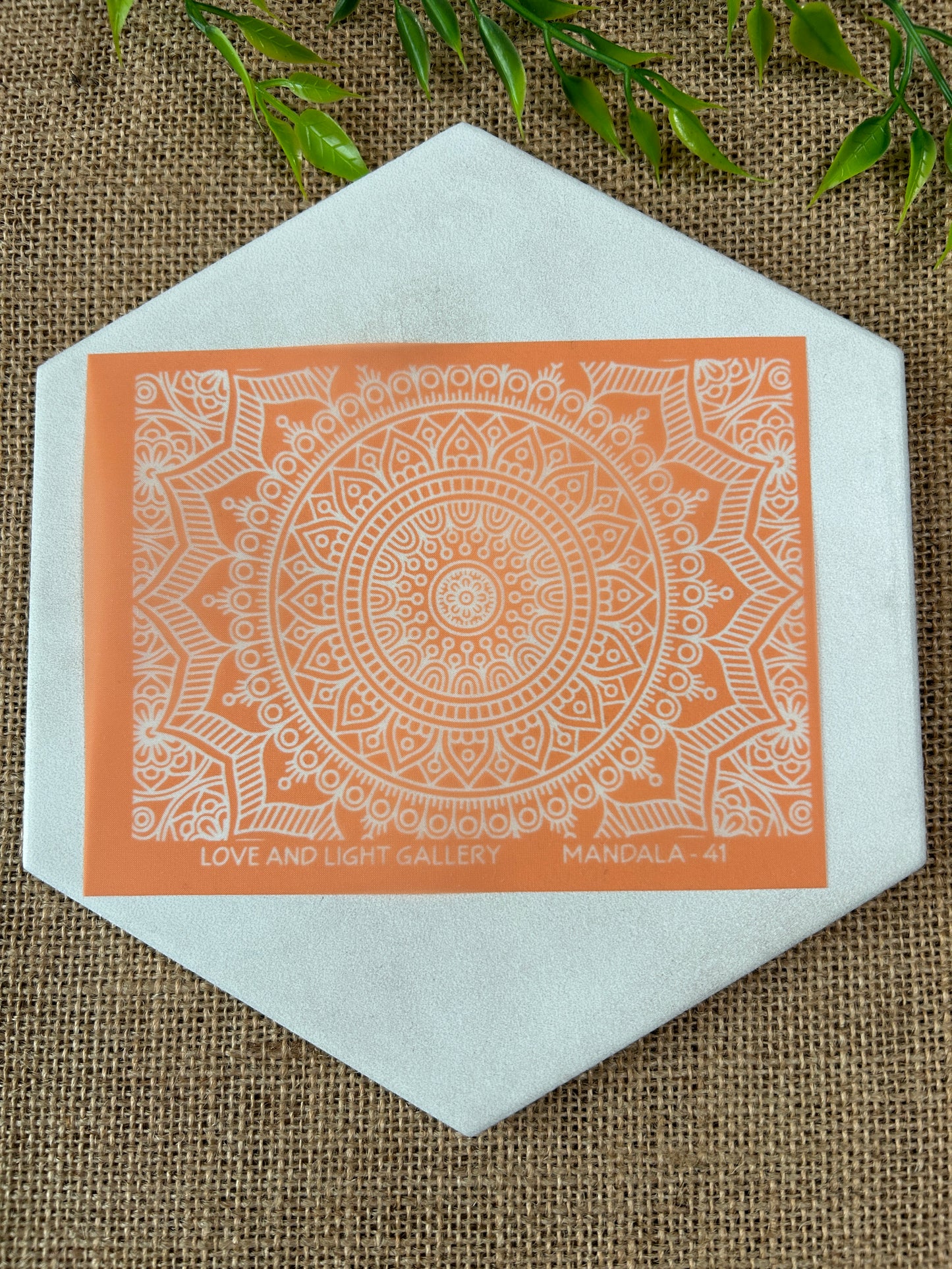 Mandala Silk Screen For Polymer Clay SS41