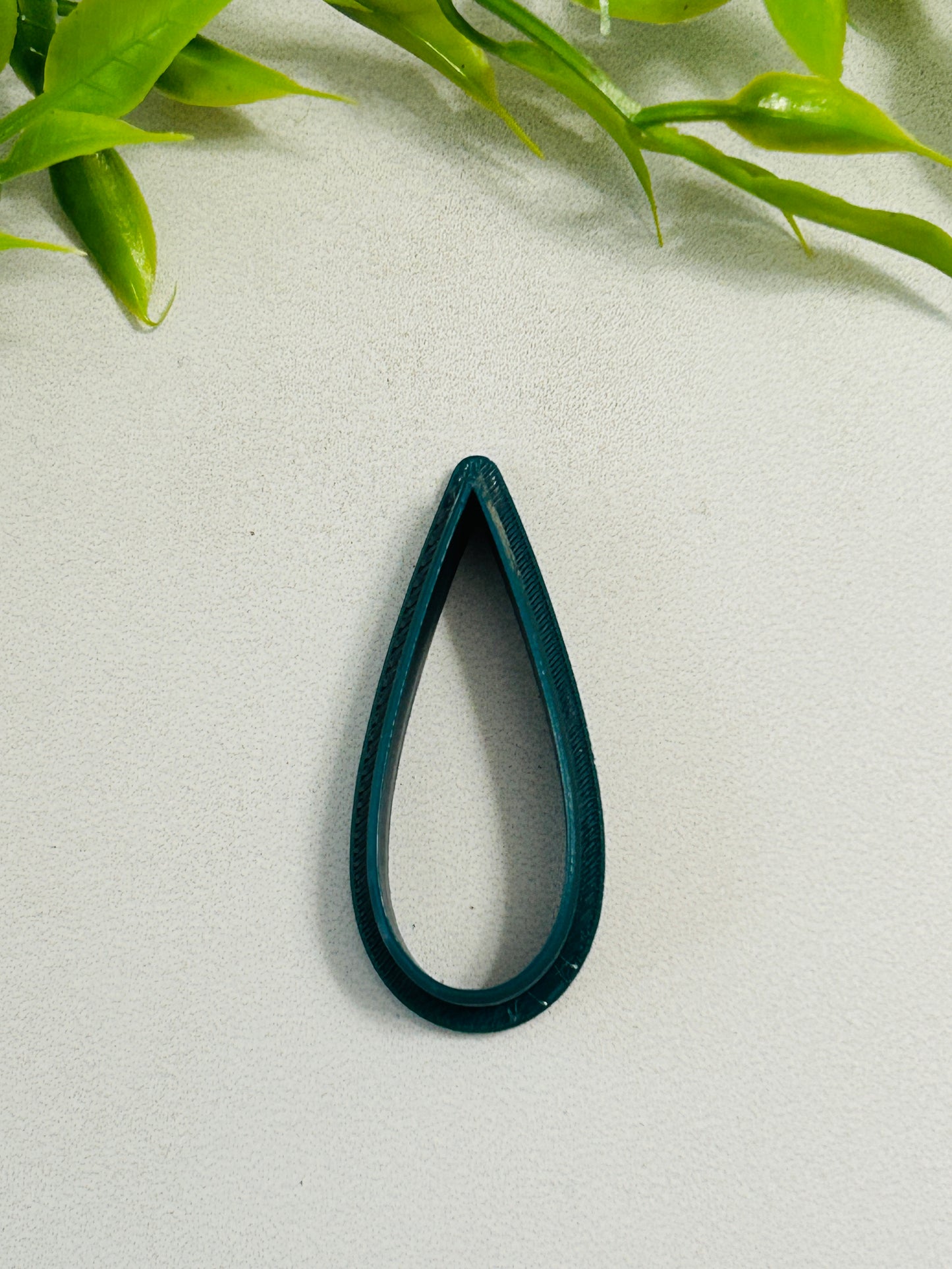 Long Teardrop Outline Polymer Clay Cutter 7 Sizes You Choose