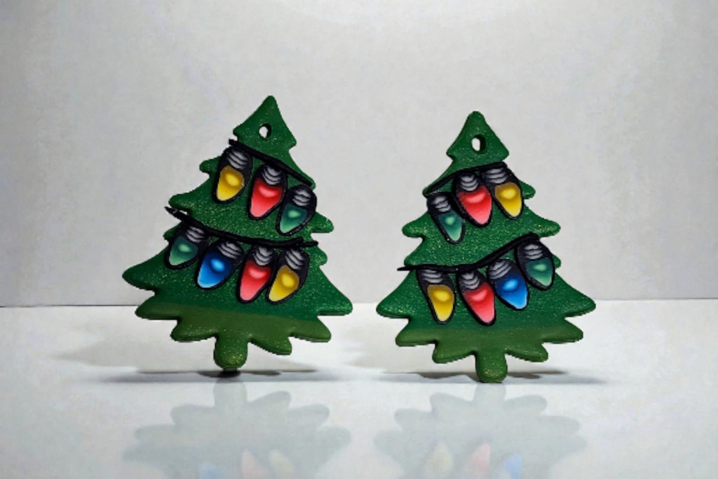Fluffy Christmas Tree Polymer Clay Cutter 5 Sizes You Choose