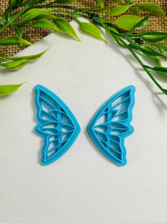 2pc Sprite Fairy Butterfly Wing Imprint Polymer Clay Cutter Set 4 Sizes Available You Choose