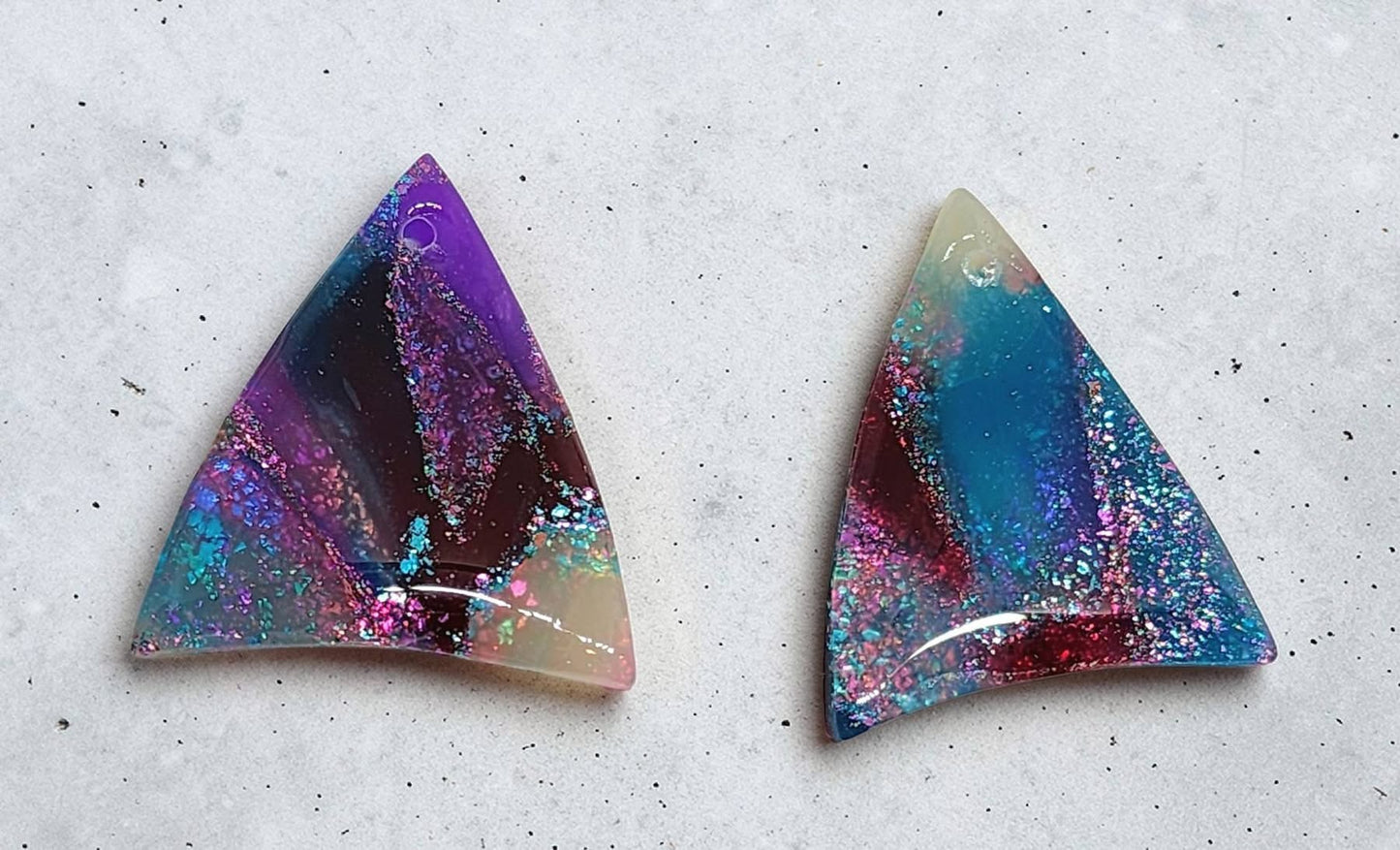 Concave Triangle Outline Polymer Clay Cutter 6 Sizes You Choose