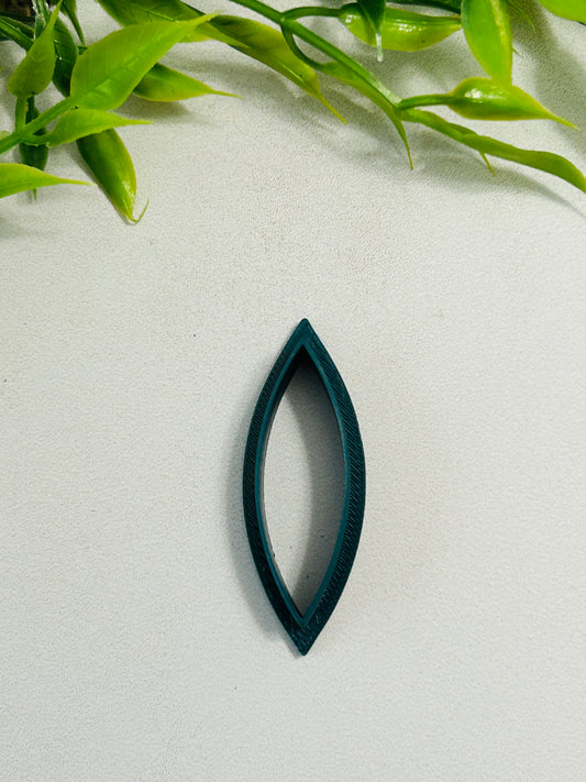 Elipse Outline Polymer Clay Cutter 7 Sizes You Choose