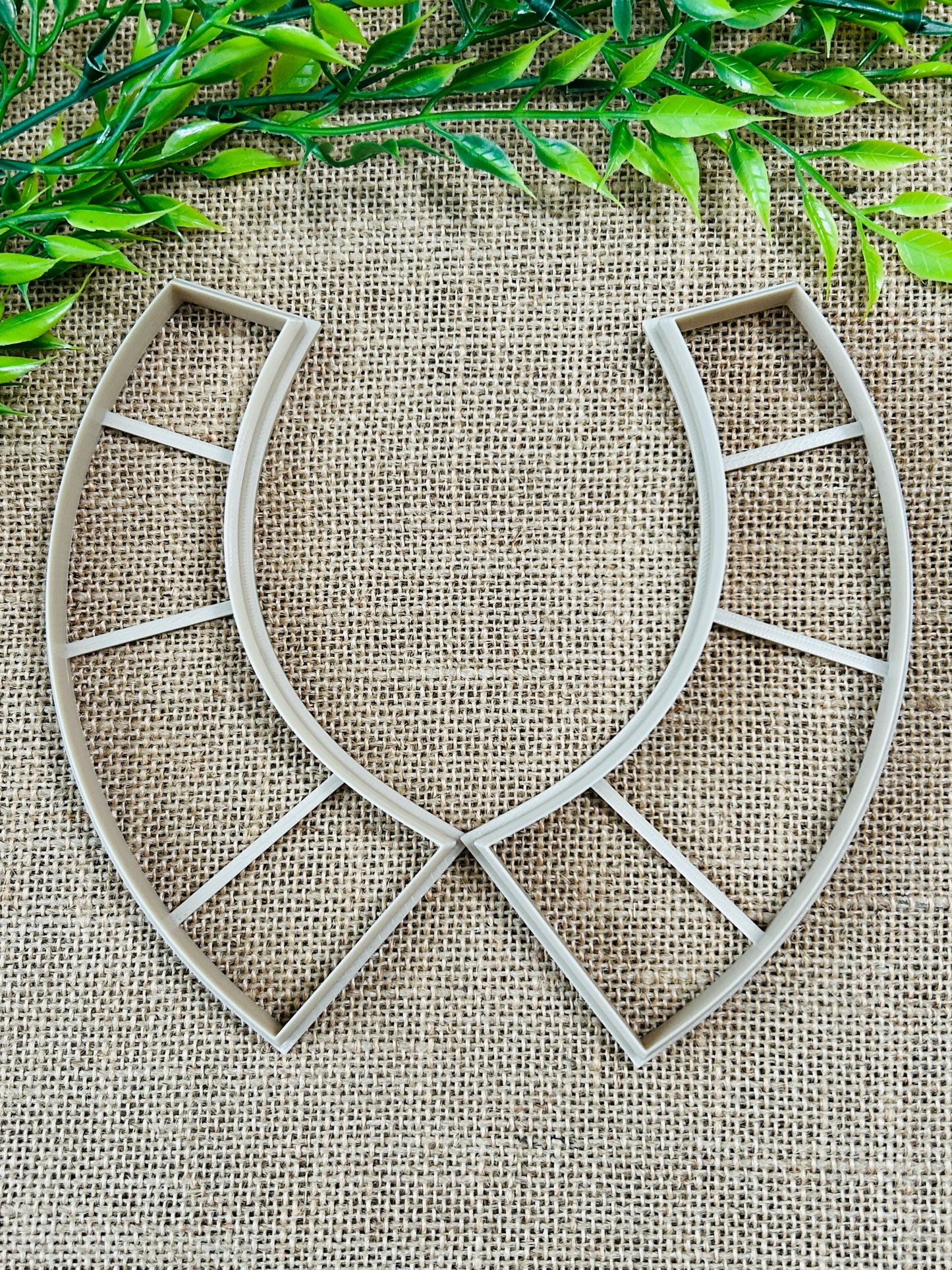 2pc Statement Collar Necklace Polymer Clay Cutter 2 Styles YOU CHOOSE