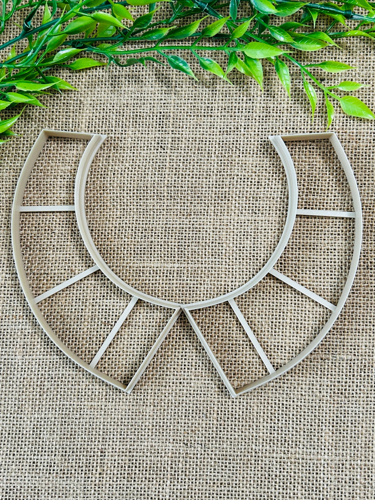 2pc Statement Collar Necklace Polymer Clay Cutter 2 Styles YOU CHOOSE