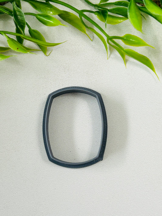 Puffy Rectangle Outline Polymer Clay Cutter 6 Sizes You Choose