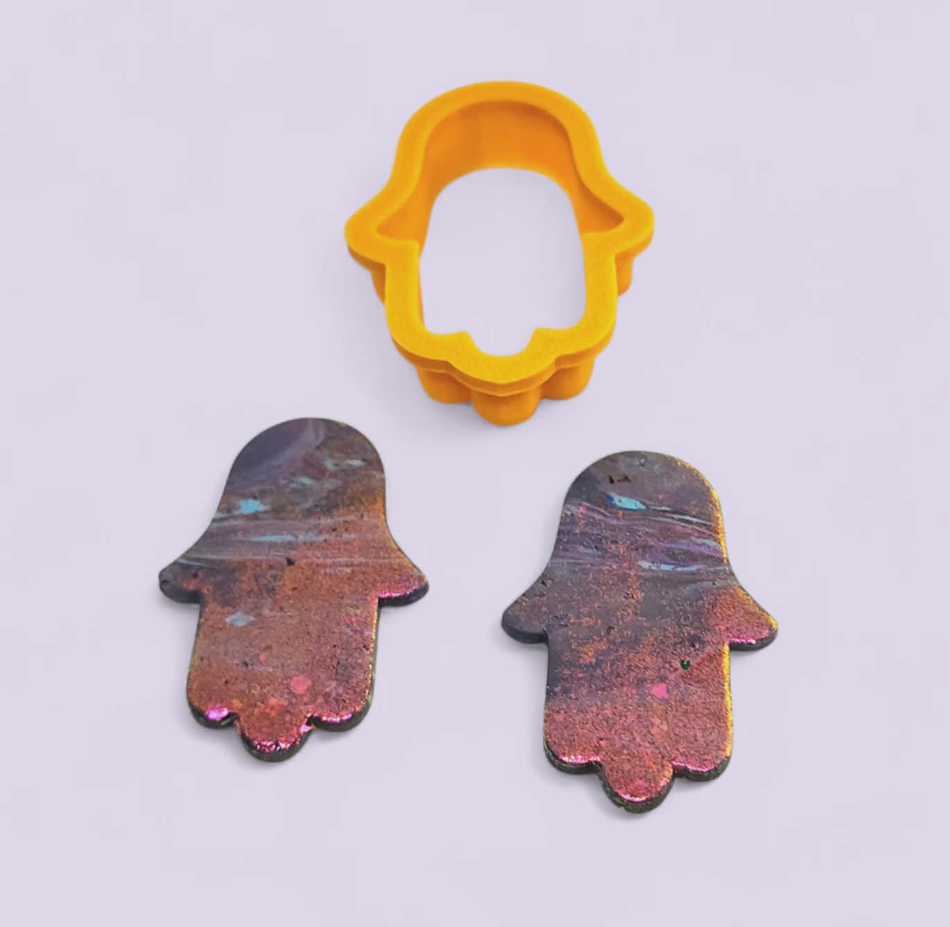 Hamsa Hand Outline Polymer Clay Cutter 6 Sizes You Choose