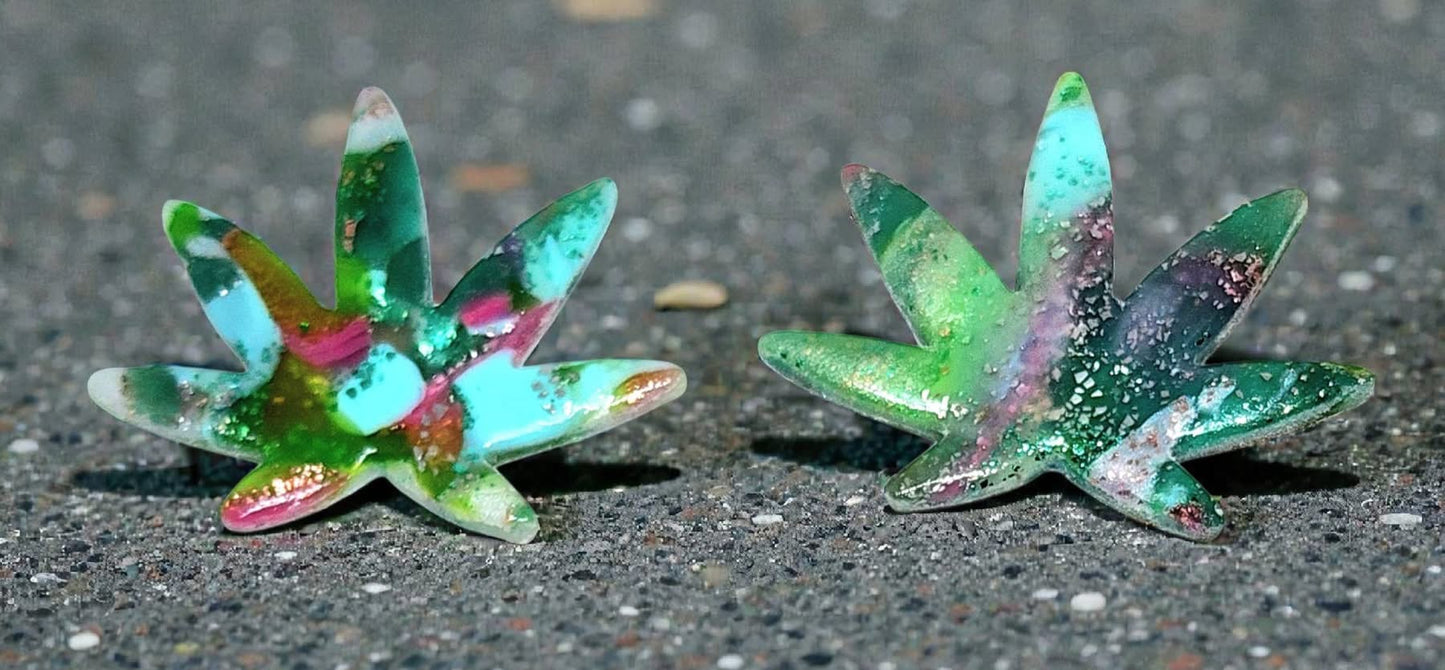 Cannabis Leaf 420 Outline Polymer Clay Cutter 5 Sizes You Choose