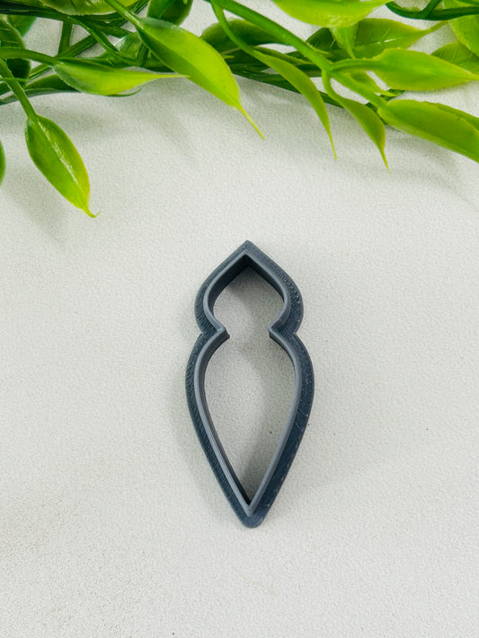 Bauble Dangle Outline Polymer Clay Cutter 6 Sizes You Choose