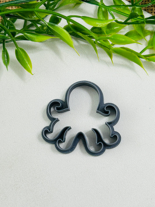 Octopus Outline Polymer Clay Cutter 6 Sizes You Choose