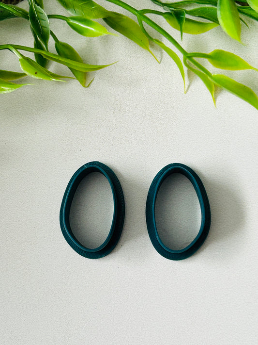 2pc Organic Shape 3 Outline Cutter Set Polymer Clay Cutter 6 Sizes You Choose