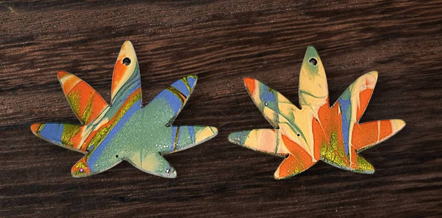 Cannabis Leaf 420 Outline Polymer Clay Cutter 5 Sizes You Choose