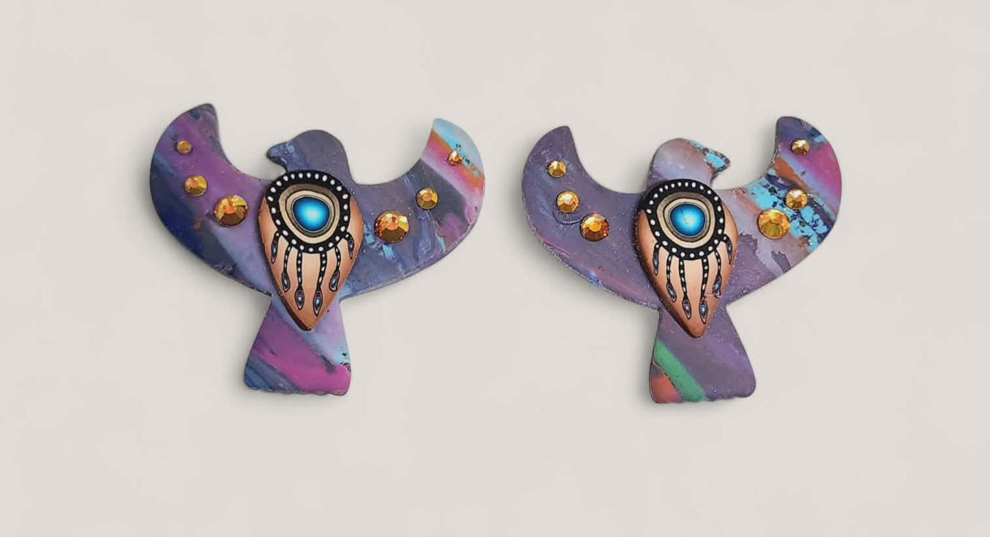 2pc Eagle Bird Outline Cutter Set Polymer Clay Cutter 2 Sizes You Choose