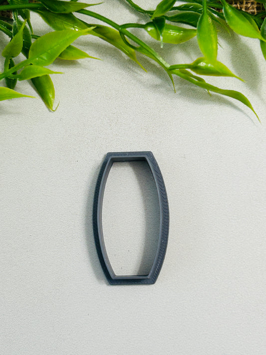 Convex Rectangle Outline Polymer Clay Cutter 6 Sizes You Choose
