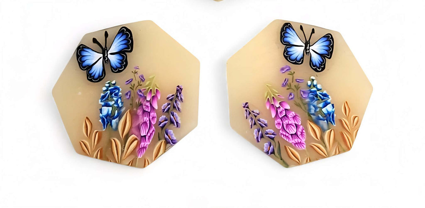 Heptagon Outline Polymer Clay Cutter 10 Sizes You Choose