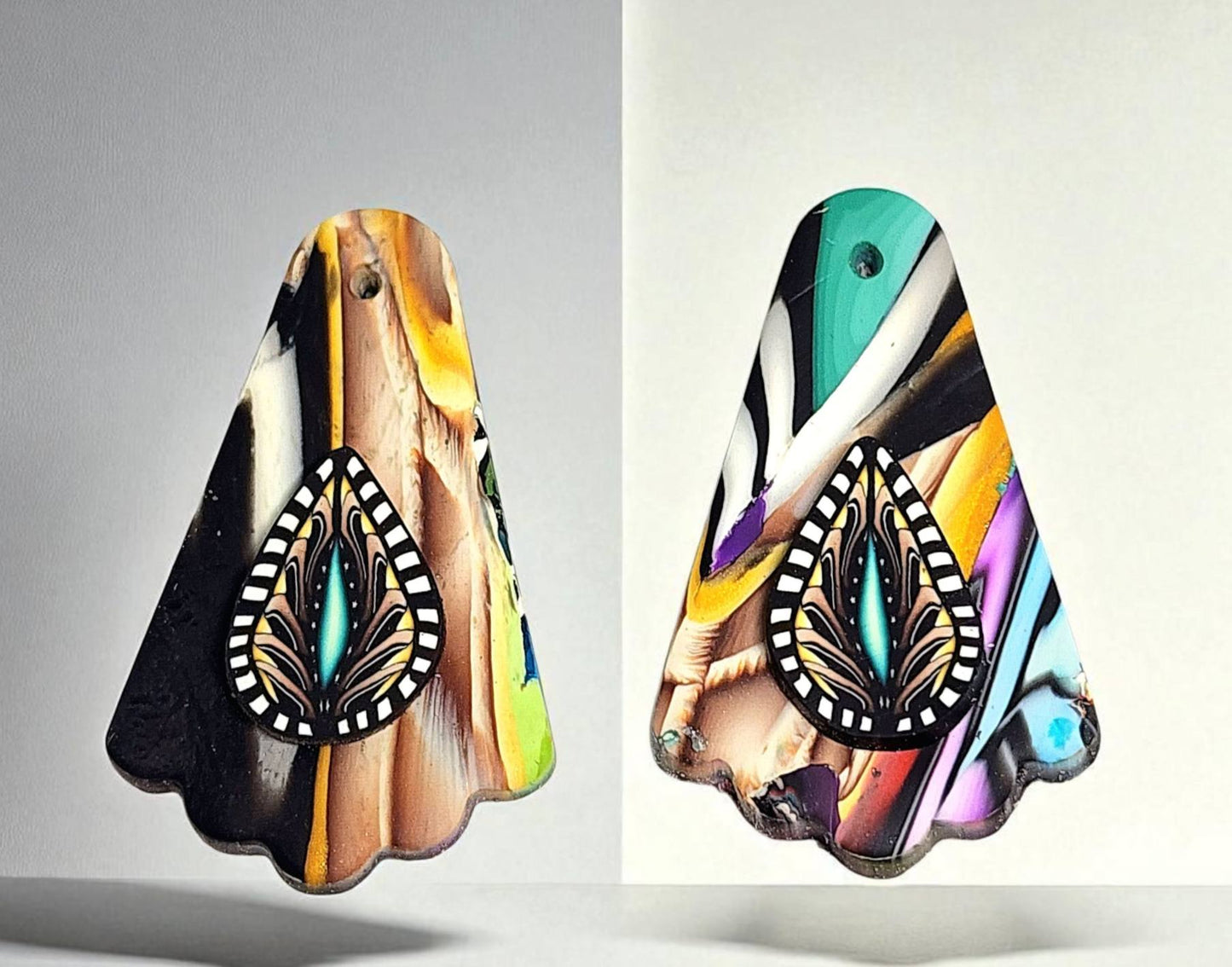 Frilly Drop 2 Outline Polymer Clay Cutter 9 Sizes You Choose