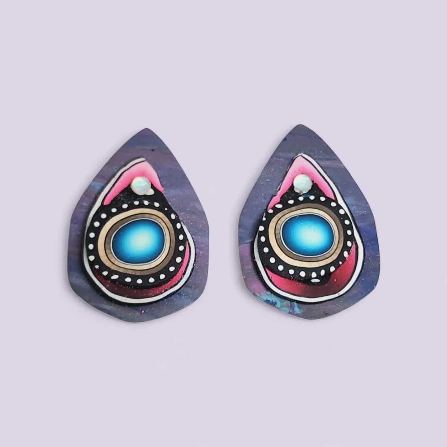 Hexagon Drop Outline Polymer Clay Cutter 10 Sizes You Choose