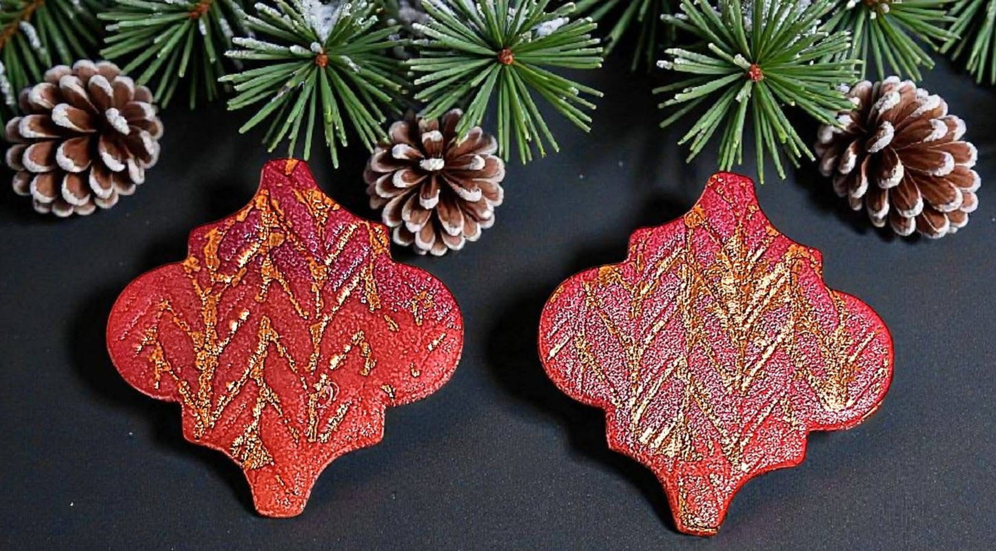 Arabesque Tile Outline Polymer Clay Cutter 6 Sizes You Choose