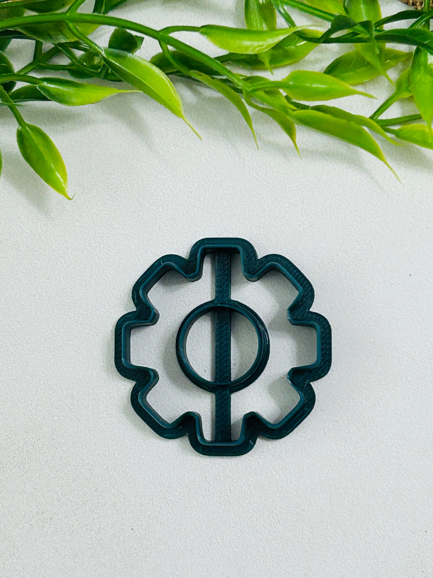 Gear Cog Wheel Open Center Polymer Clay Cutter 6 Sizes You Choose