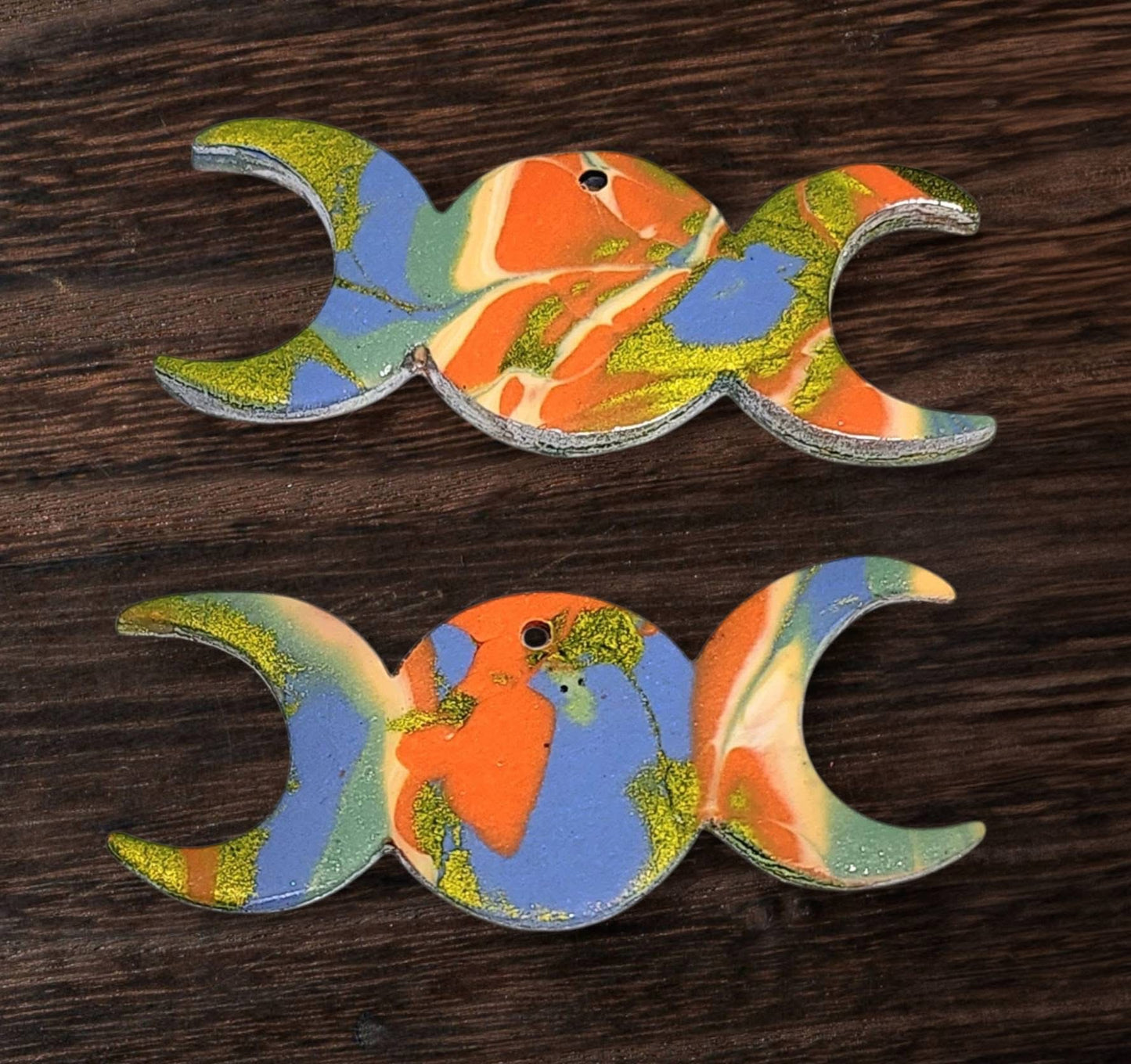 Triple Moon Outline Polymer Clay Cutter 6 Sizes You Choose