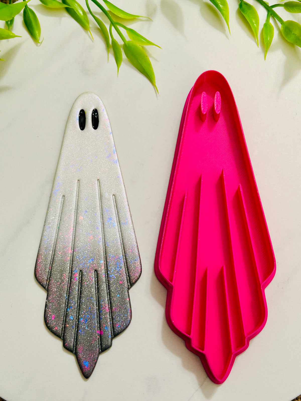 Ghost Imprint Bookmark Polymer Clay Cutter 2 Sizes You Choose