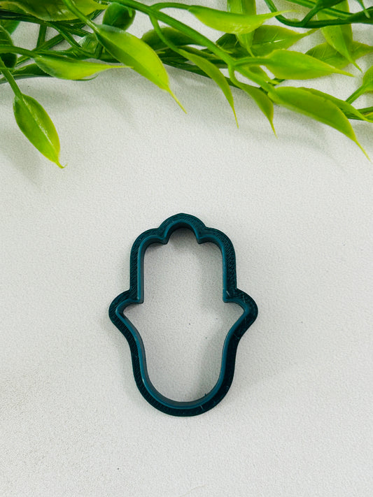 Hamsa Hand Outline Polymer Clay Cutter 6 Sizes You Choose