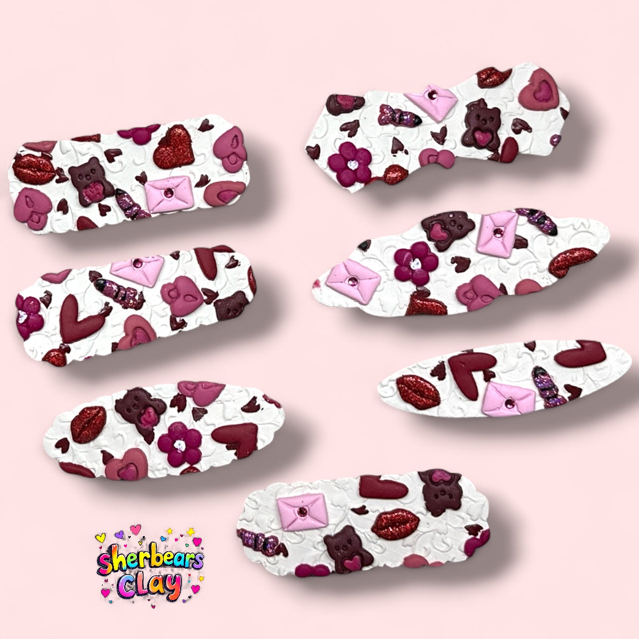 Hair Barrette Outline Polymer Clay Cutter 12 Different Styles You Choose