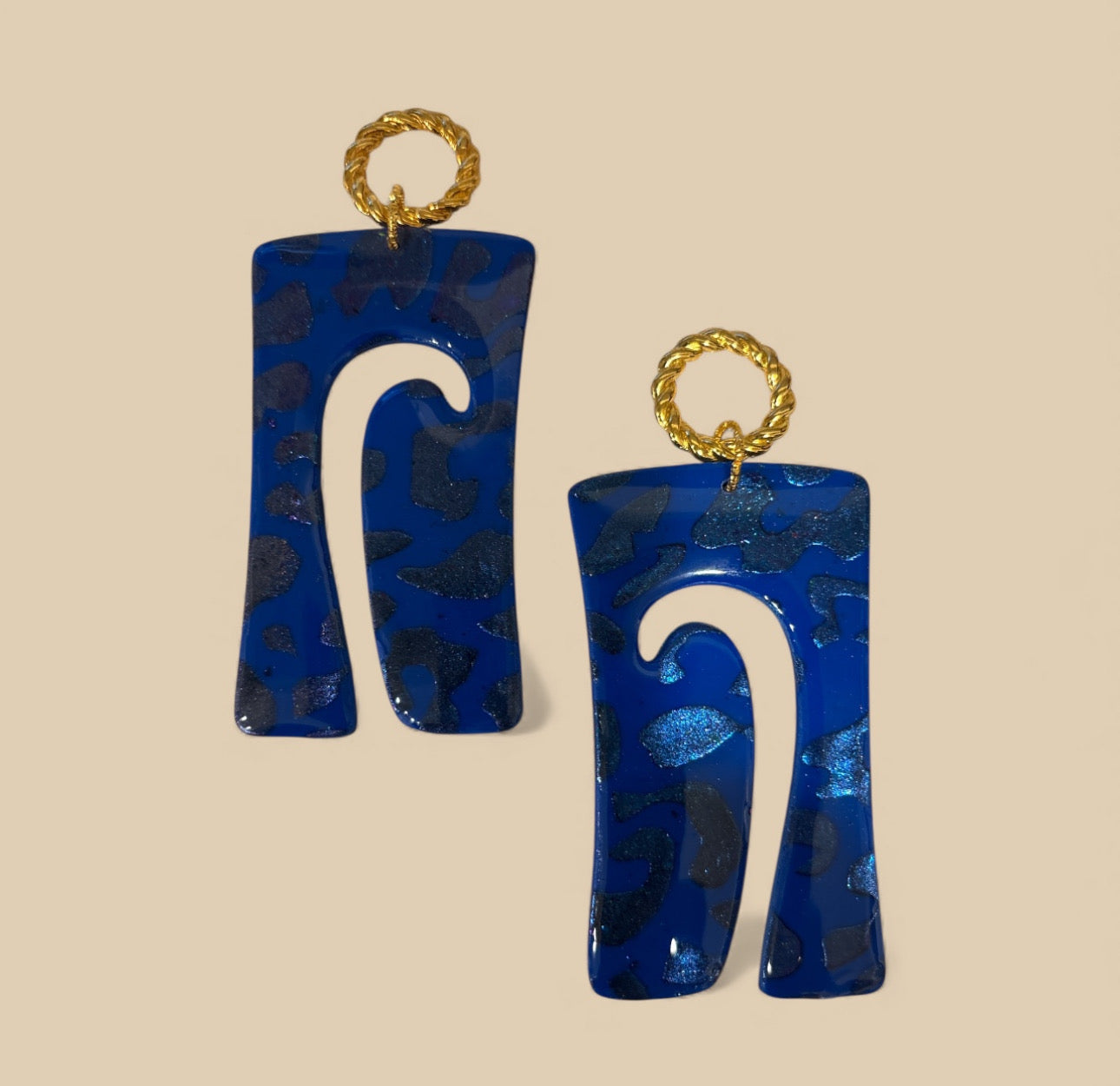 2Pc Abstract 6 Mirrored Polymer Clay Cutter Set 5 Sizes Available You Choose