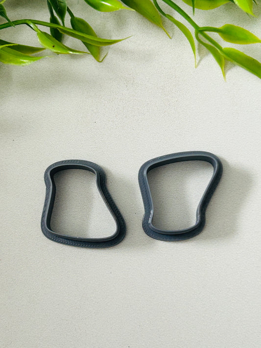 2pc Organic Shape 6 Outline Cutter Set Polymer Clay Cutter 6 Sizes You Choose