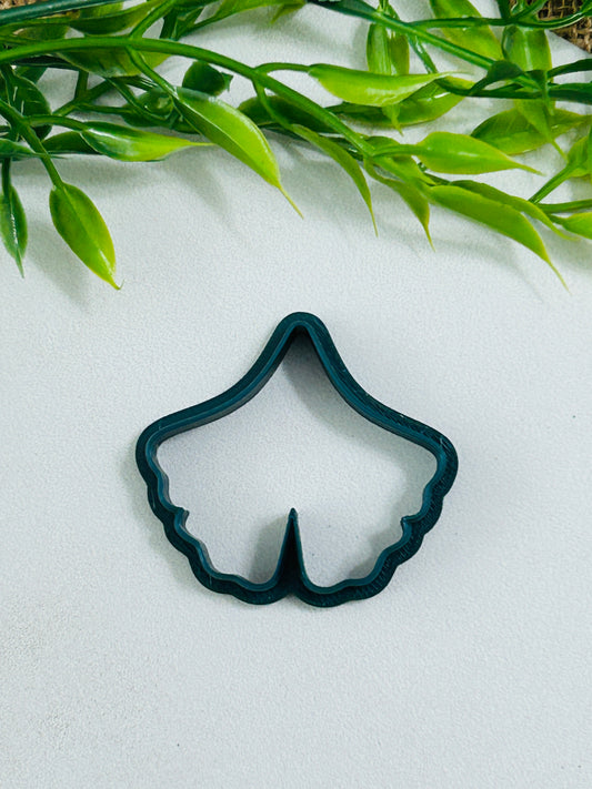 Ginko Leaf Outline Polymer Clay Cutter 6 Sizes You Choose