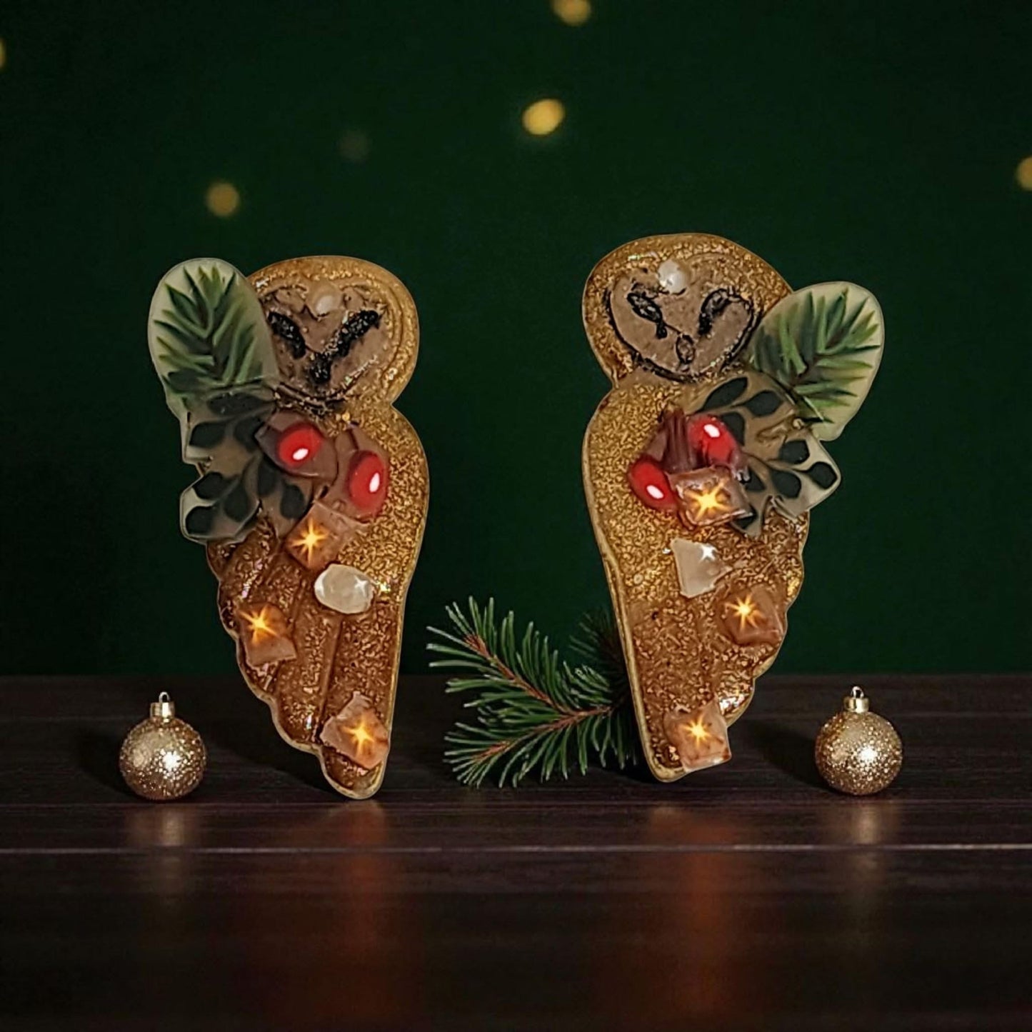 2pc Mystical Owl Bird Imprint Cutter Set Polymer Clay Cutter 6 Sizes You Choose
