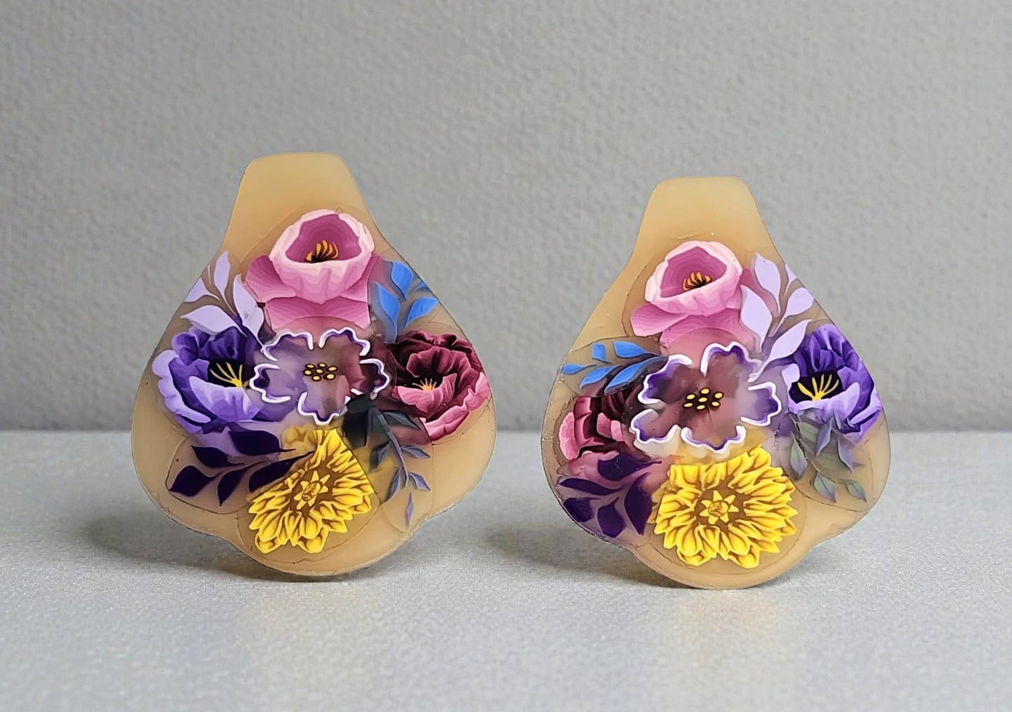 Fluted Scallop Petal Drop Outline Polymer Clay Cutter 7 Sizes You Choose