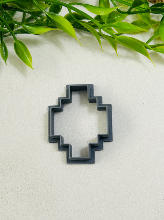 Aztec Shape 1 Outline Polymer Clay Cutter 6 Sizes You Choose